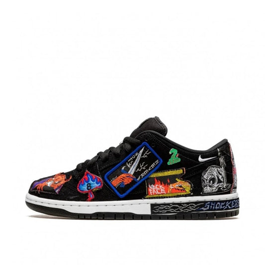 Nike Black Sb Dunk Low "neckface"