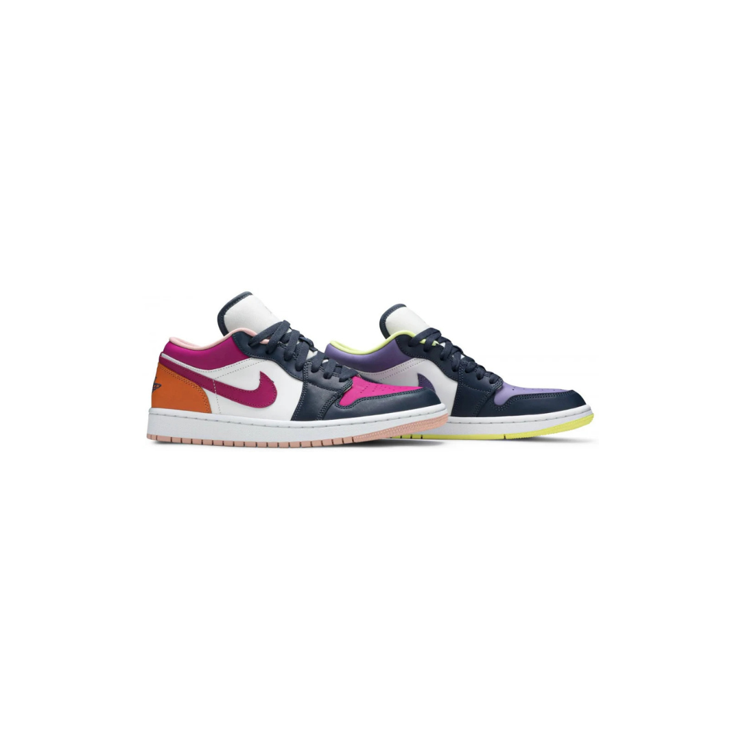 Air Jordan 1 Low SE 'Mismatched - Purple Magenta'