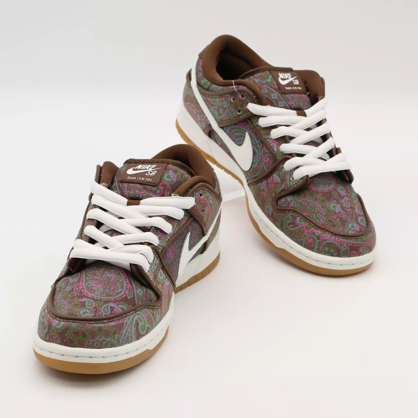 Nike SB Dunk Low Pro Paisley Brown Pink Cacao Summit White
