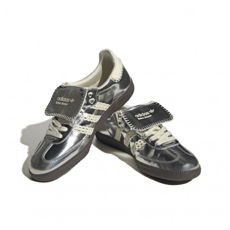 ADIDAS ORIGINALS BY WALES BONNER SAMBA SILVER WB)