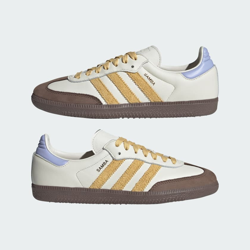 ADIDAS SAMBA OG W OFF WHITE OAT VIOLET TONE
