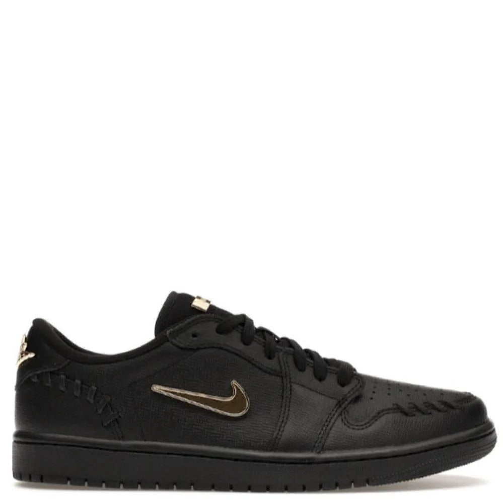 Air Jordan 1 Low Method of Make Black Metallic Gold