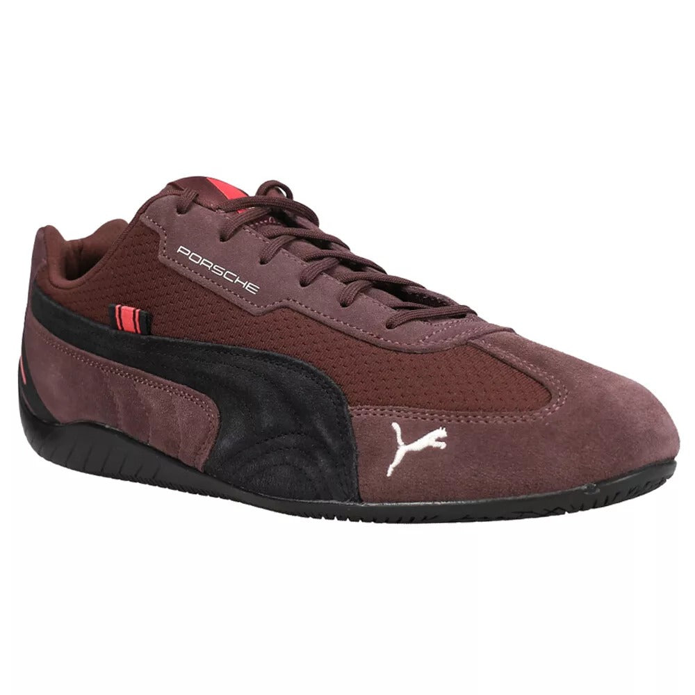 Puma Porsche Legacy Speed Cat Driving Lace Up Mens Brown Sneakers