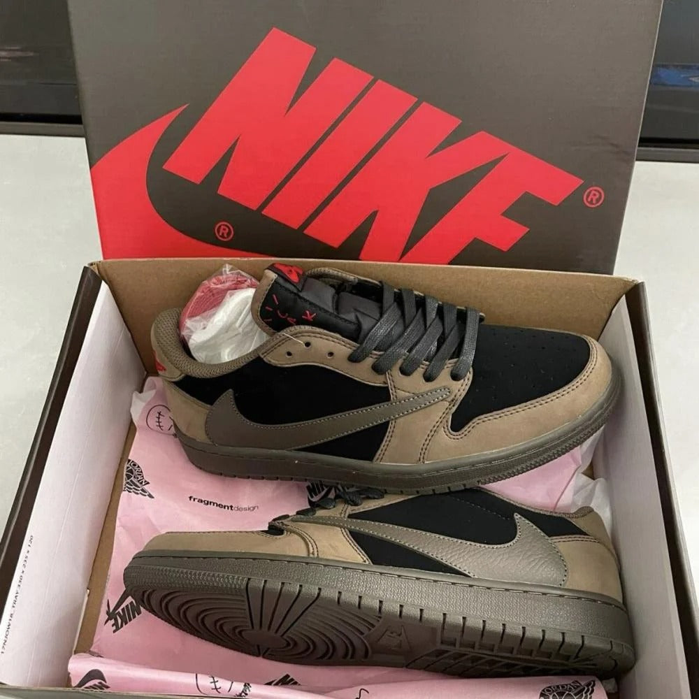 Travis Scott x Air Jordan 1 Low OG SP Velvet Brown