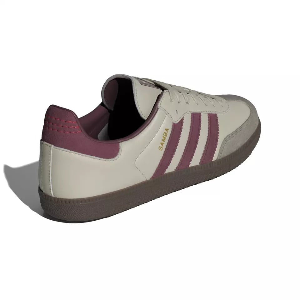Adidas Originals Samba OG (Putty Grey/Maroon/Gold Metallic)