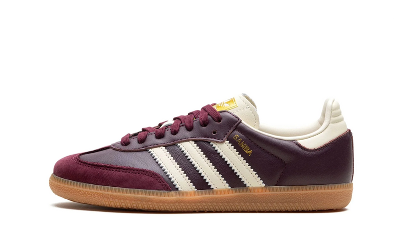 adidas Samba OG Maroon Gold Metallic