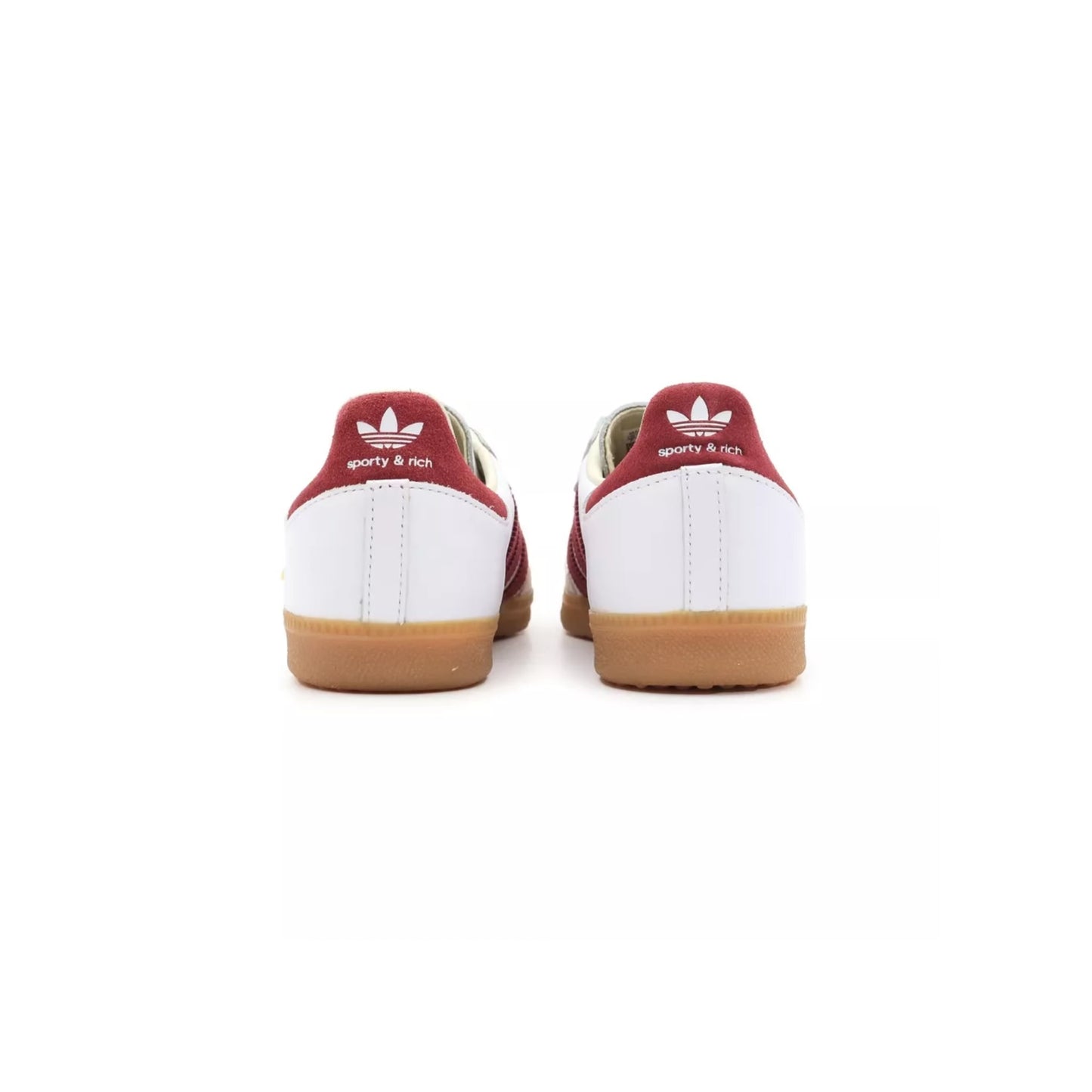 Sporty & Rich adidas Originals Samba OG White Collegiate Burgundy