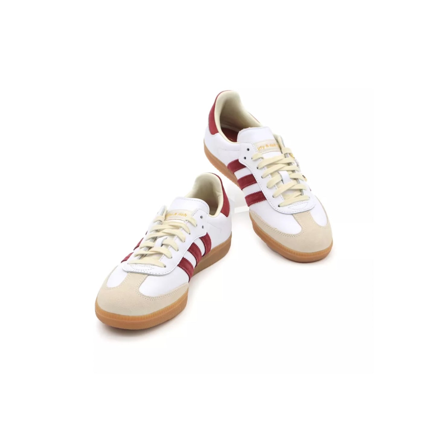 Sporty & Rich adidas Originals Samba OG White Collegiate Burgundy