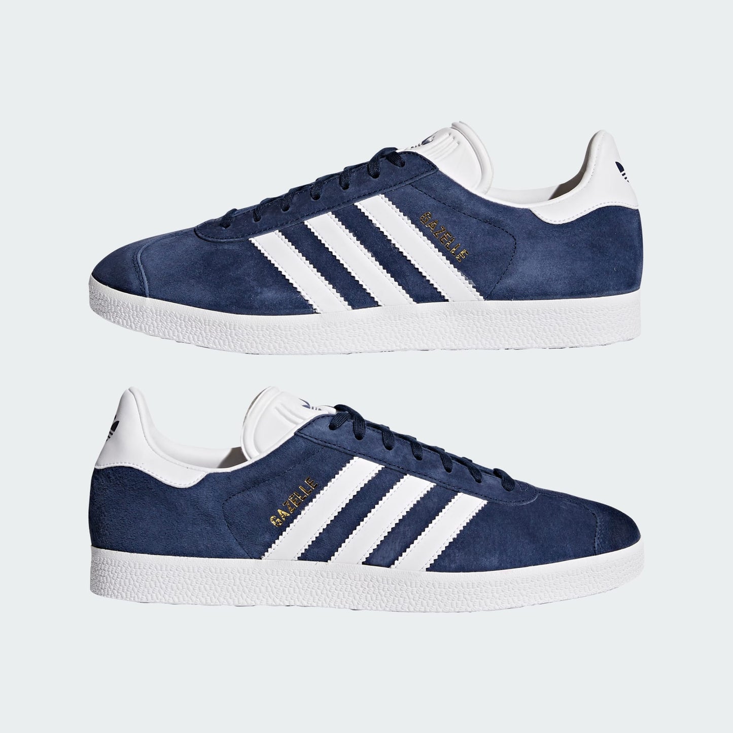 GAZELLE SHOES Collegiate Navy / White / Gold Metallic