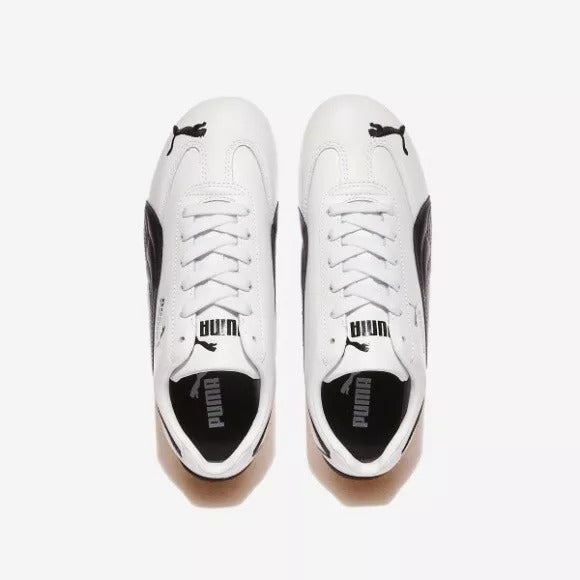 Puma Speedcat Leather Shoes - White/ Black