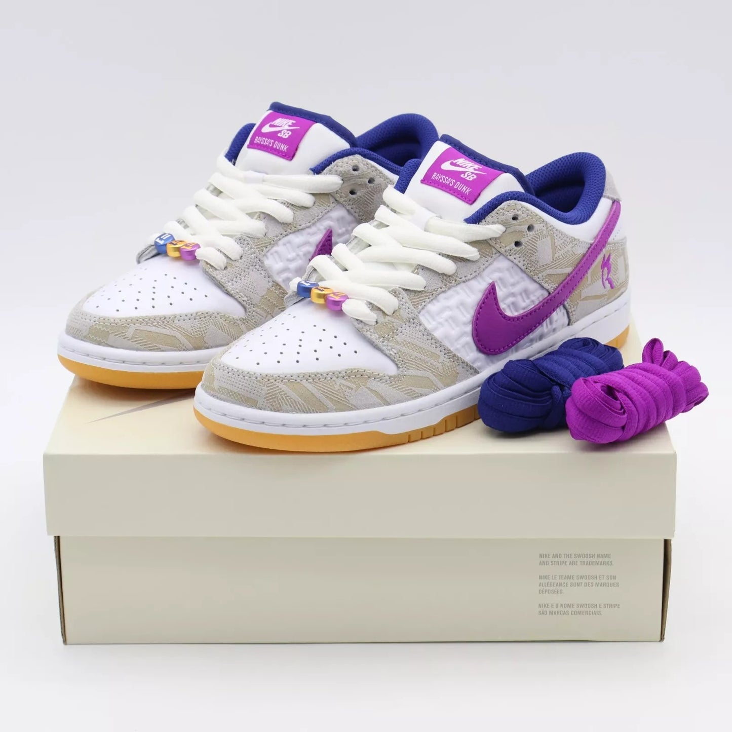 Nike SB Dunk Low PRM Pure Platinum Vivid Purple