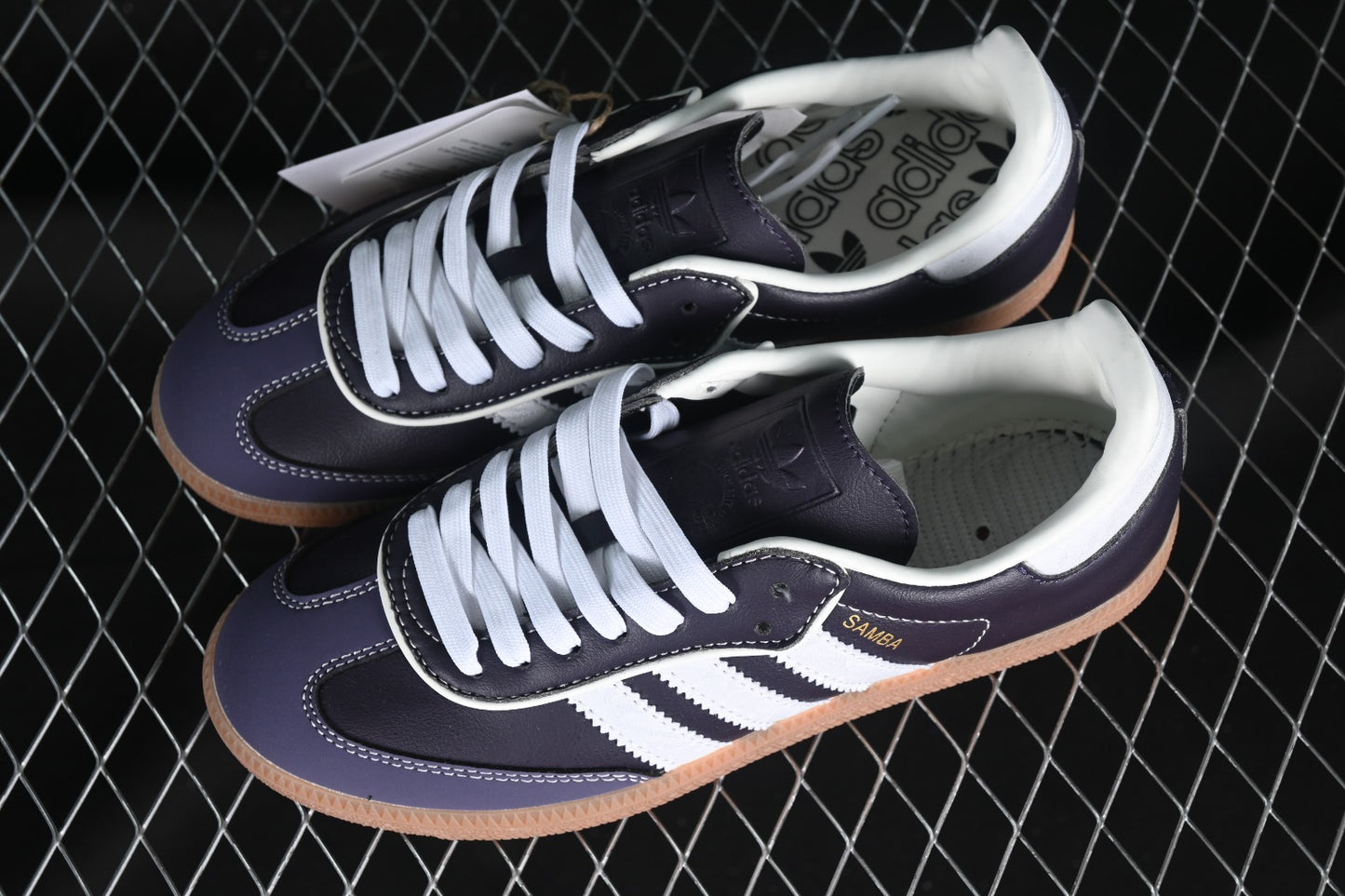 ADIDAS SAMBA OG AURA BLACK CREAM WHITE