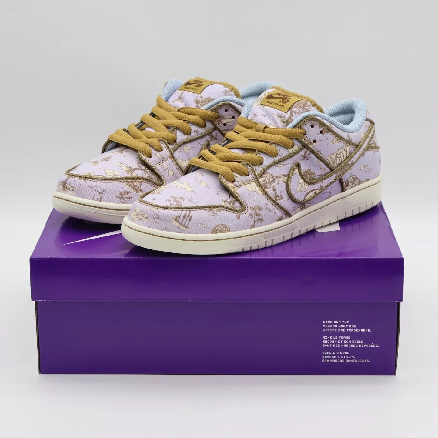 Nike SB Dunk Low Premium Toile City of Style Gold Grey Khaki