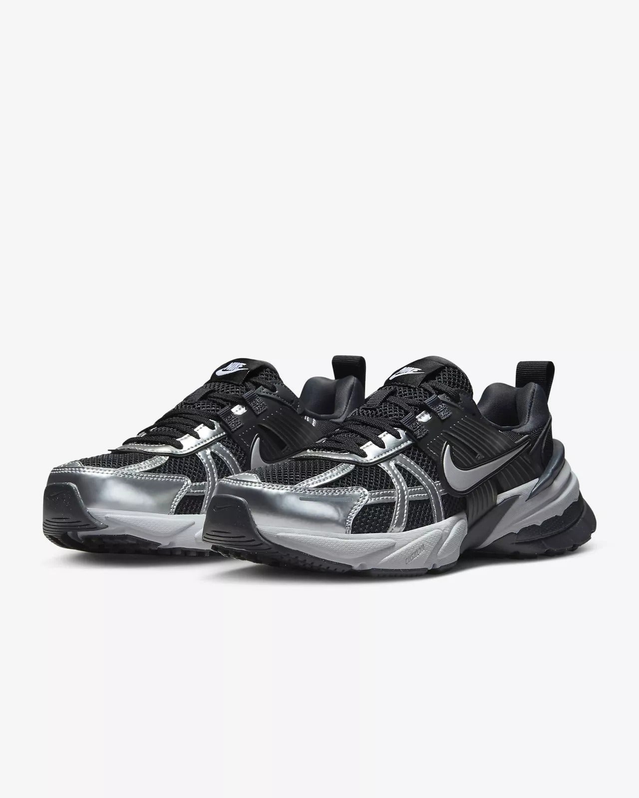 Nike V2K Run Black Anthracite Dark Smoke Grey Silver