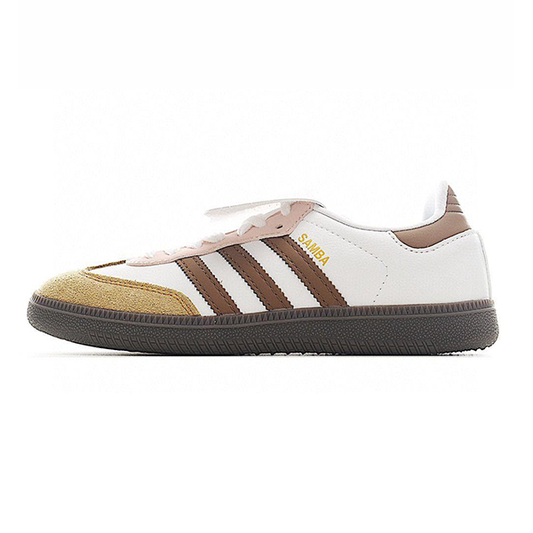 Adidas Samba Lite Sport Sneakers with brown and yellow color
