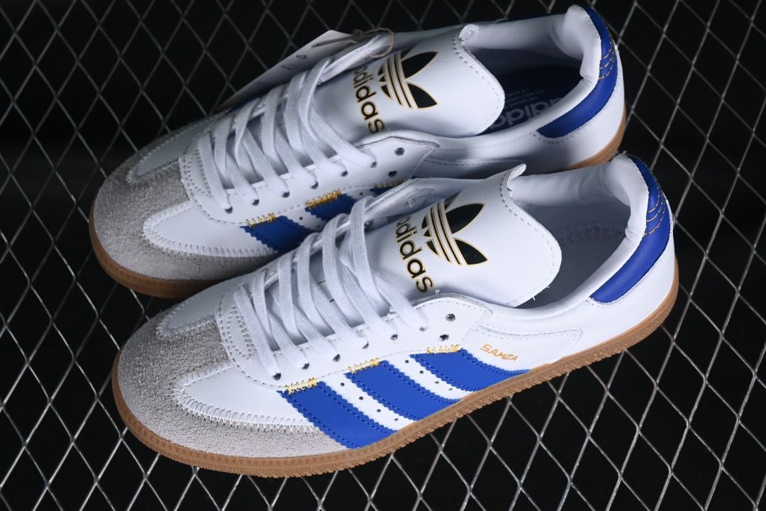 Samba OG Oversized Logo White Semi Lucid Blue