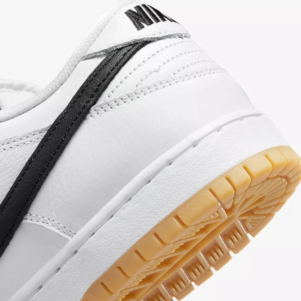 NIKE SB Dunk Low Pro White and Gum Light Brown Shoes