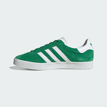 GAZELLE 85 SHOES Green / Cloud White / Gold Metallic