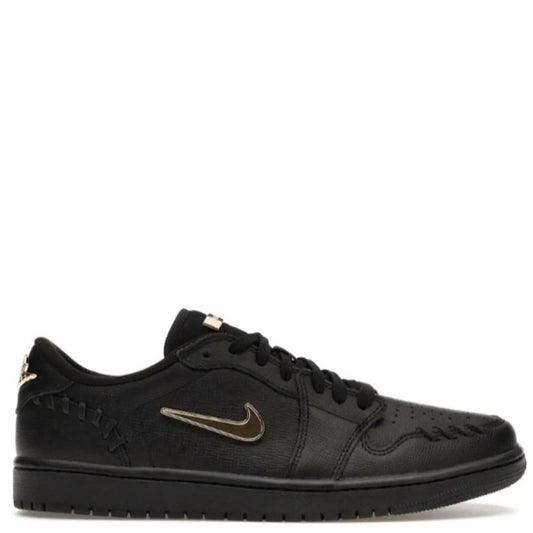 Air Jordan 1 Low Method of Make Black Metallic Gold