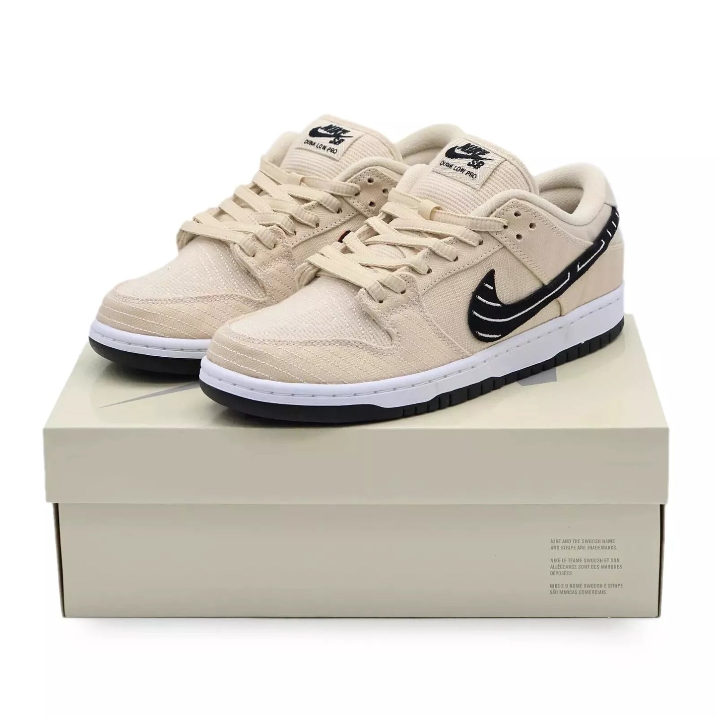 Nike SB Dunk Low Pro Pearl White Fossil Sail