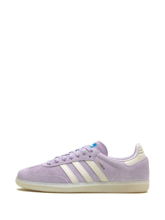 adidas 'Samba OG Wonder' Silver Dawn sneakers, bright white and off-white