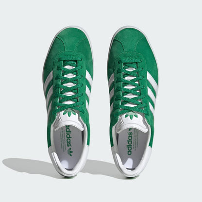GAZELLE 85 SHOES Green / Cloud White / Gold Metallic