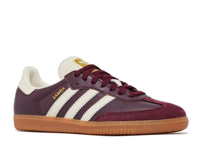 adidas Samba OG Maroon Gold Metallic