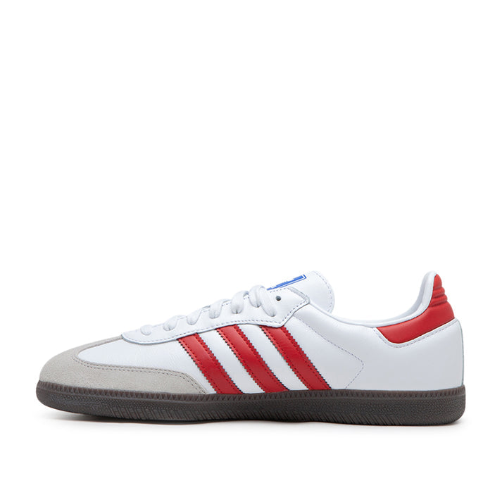 Adidas Samba OG (White / Red / Grey)
