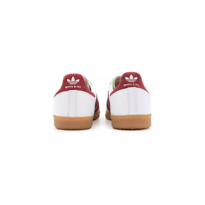 Sporty & Rich adidas Originals Samba OG White Collegiate Burgundy