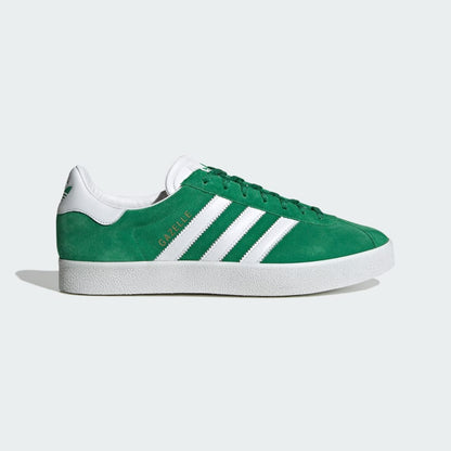GAZELLE 85 SHOES Green / Cloud White / Gold Metallic